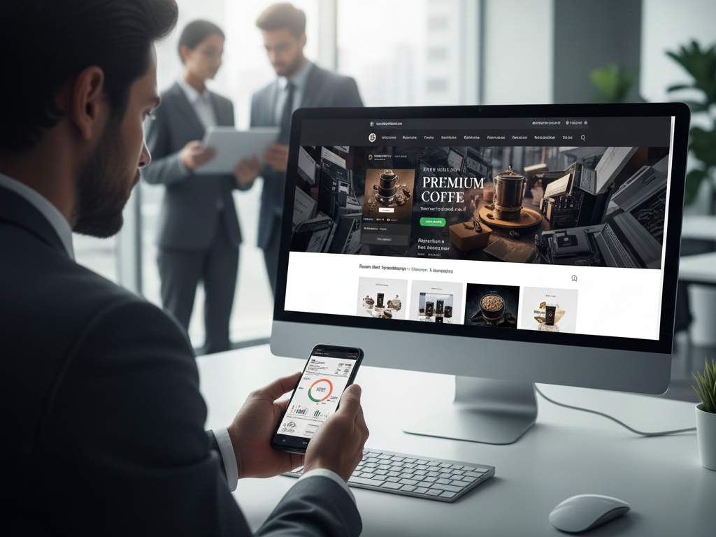 Tampilan website dibarengi dengan optimasi pemasaran digital