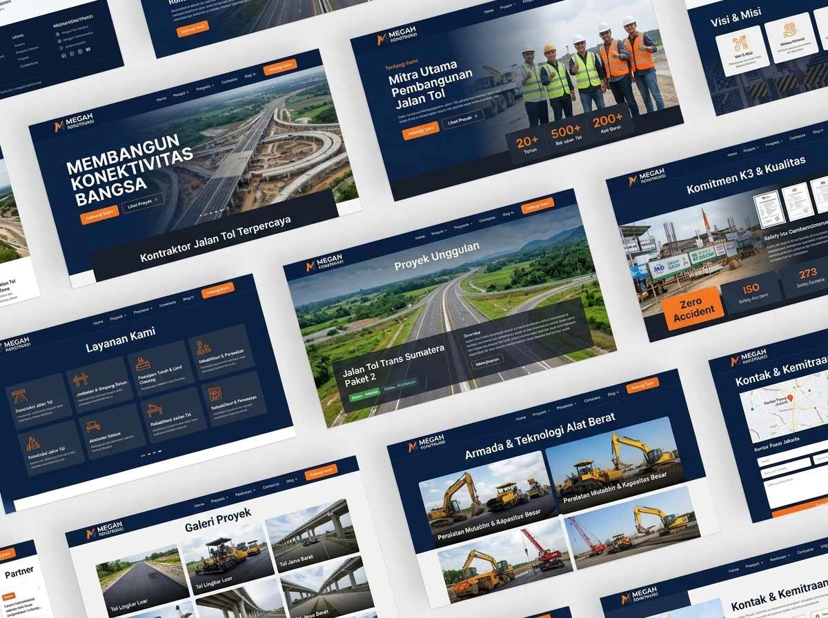 Jasa Pembuatan Website Perusahaan Konstruksi Jembatan